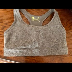 Xersion workout bra/top in Heather gray. Like New!